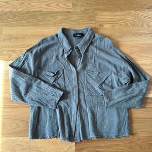 Lulu’s; olive green button down